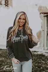 Kappa Delta Gray Distressed Hoodie