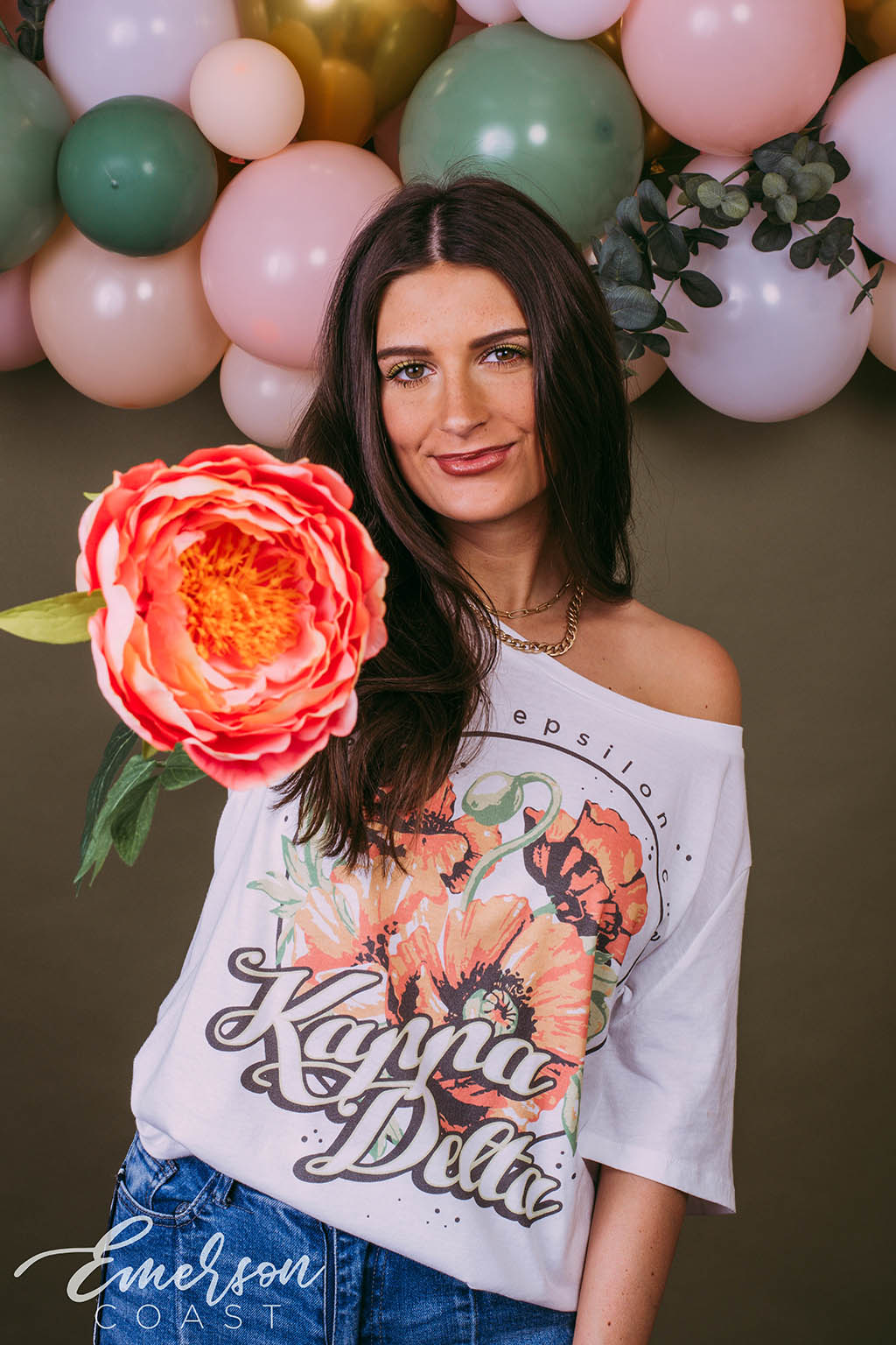 Kappa Delta Boho Floral Recruitment Shirt