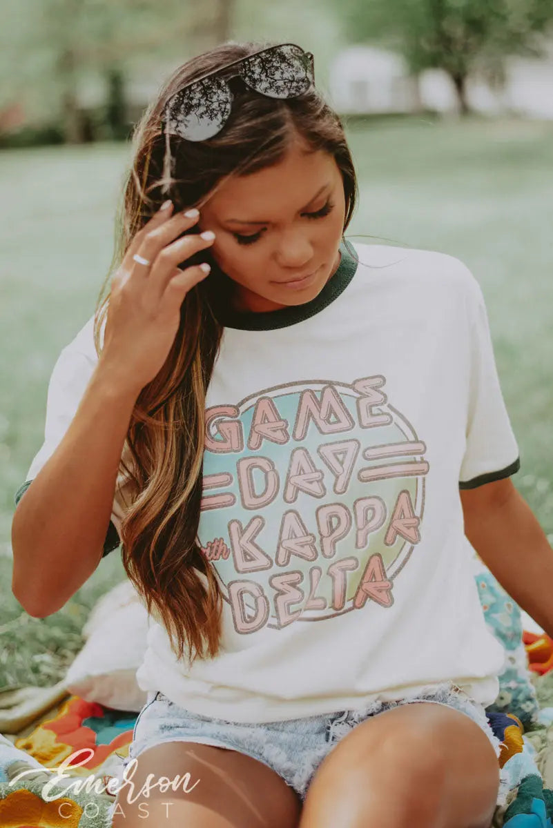 KD Game Day Ringer Tee
