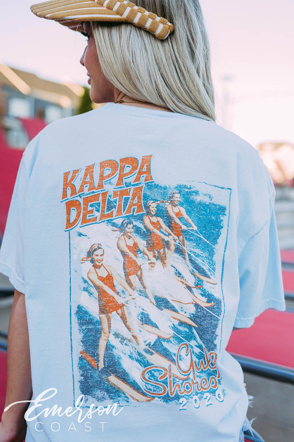 Kappa Delta Gulf Shores Water Skiing Tee
