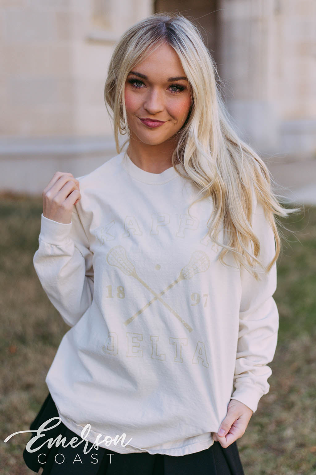 Kappa Delta Vintage Lacrosse Tee
