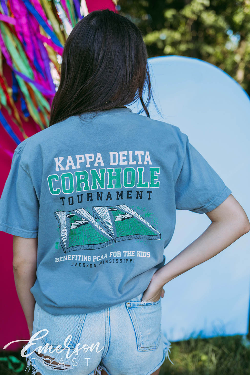 Kappa Delta Philanthropy Cornhole Tournament Tee