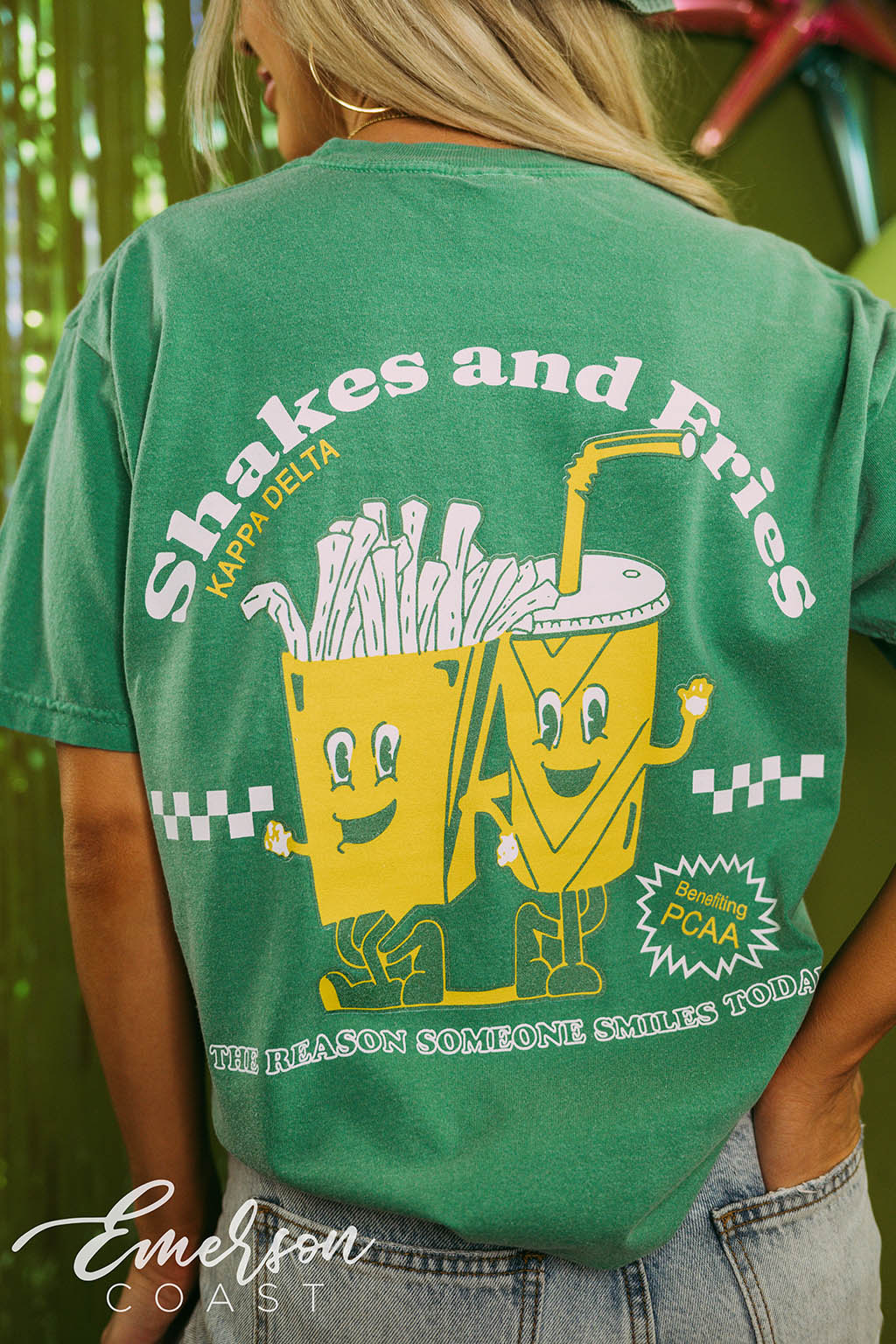Kappa Delta Philanthropy Shakes and Fries Tee