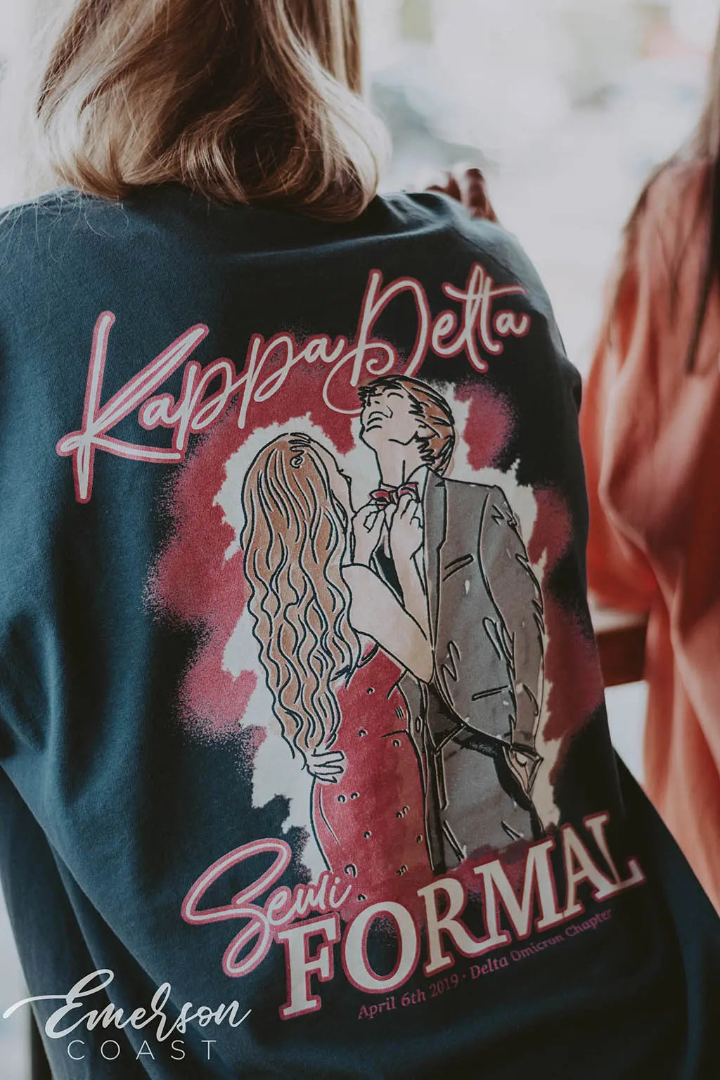 Kappa Delta Semi Formal Navy Tee