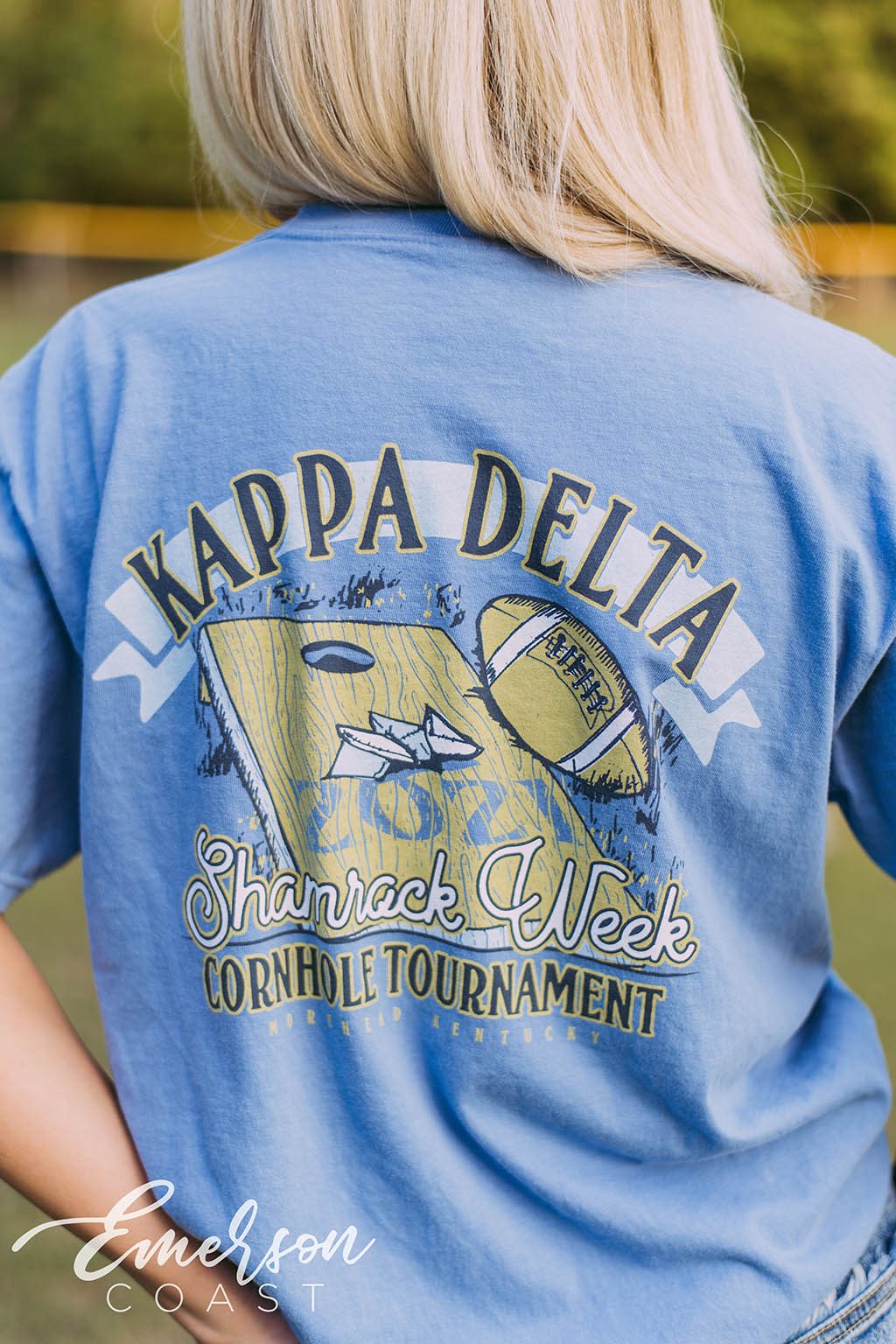 Kappa Delta Shamrock Week Cornhole Tournament Tee