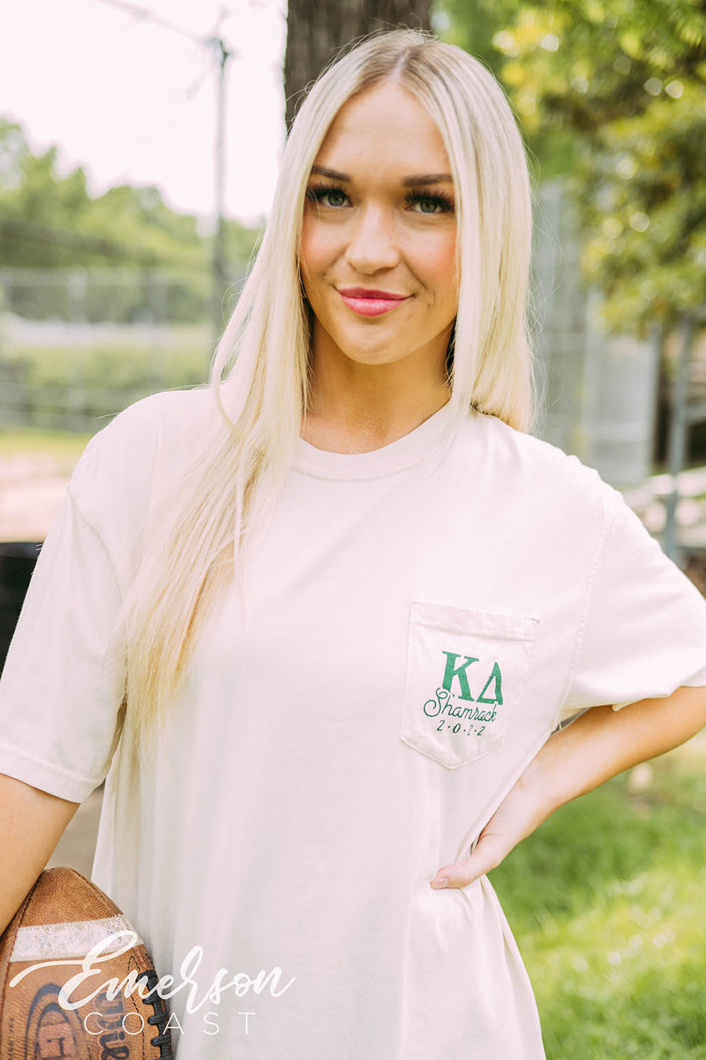 Kappa Delta Shamrock Week Flag Football Tee