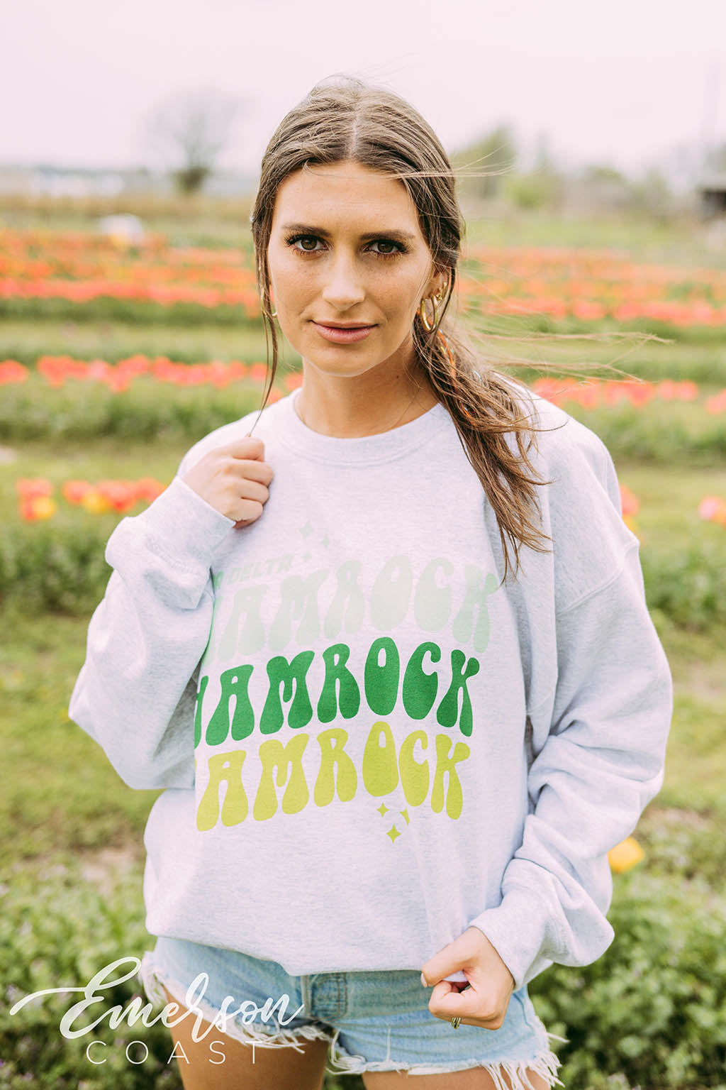 Kappa Delta Shamrock Sweatshirt