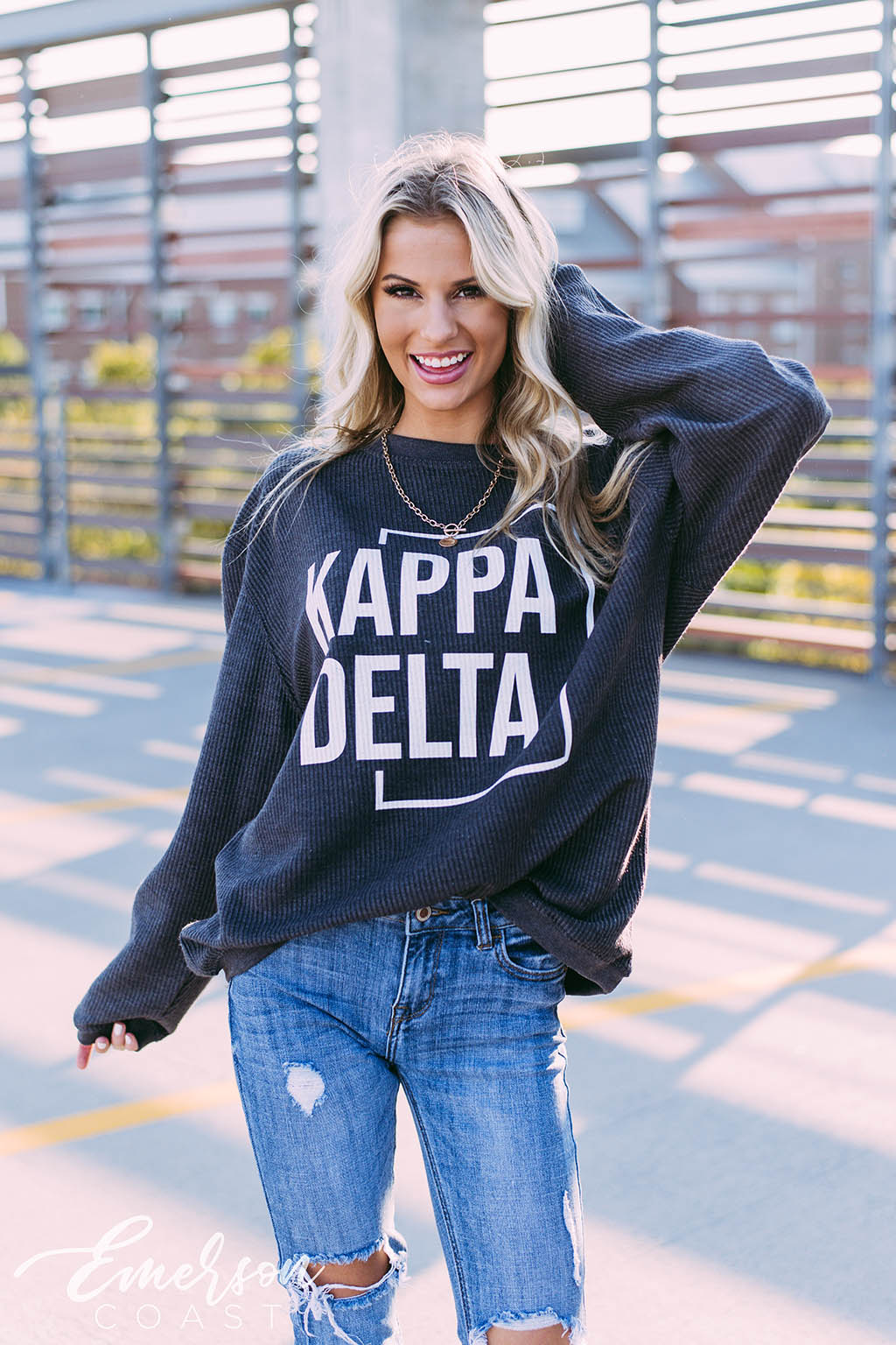 Kappa Delta PR Corduroy Sweatshirt