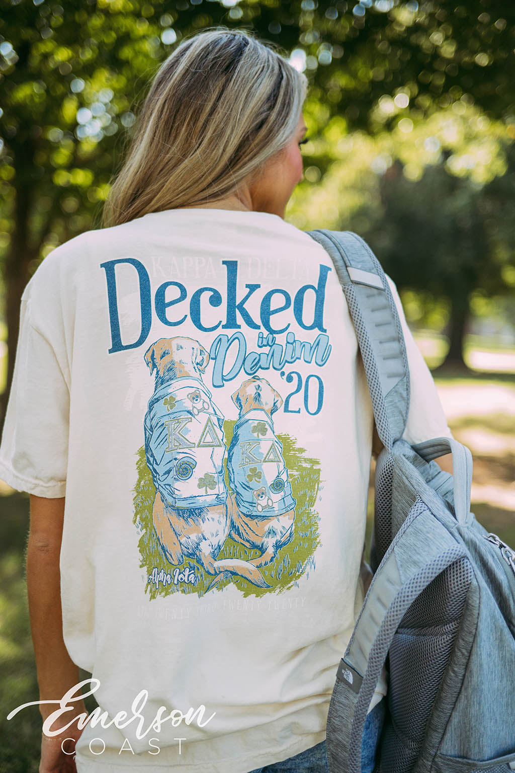 Kappa Delta Social Decked Out In Denim Tee