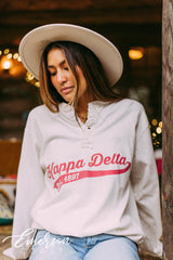 Kappa Delta Retro Long Sleeve Henley