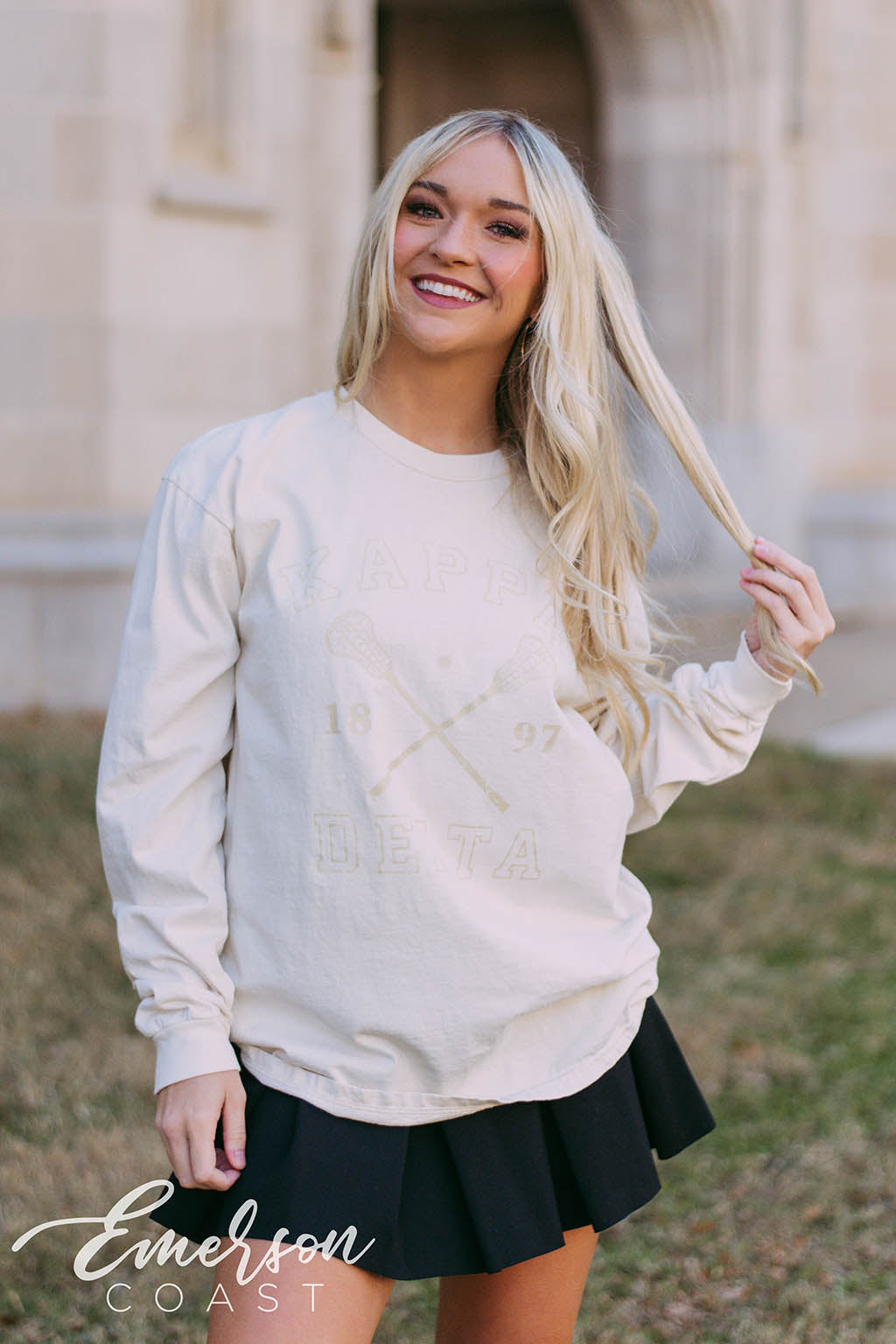 Kappa Delta Vintage Lacrosse Tee