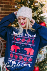 Kappa Delta Semi Formal Christmas Sweatshirt