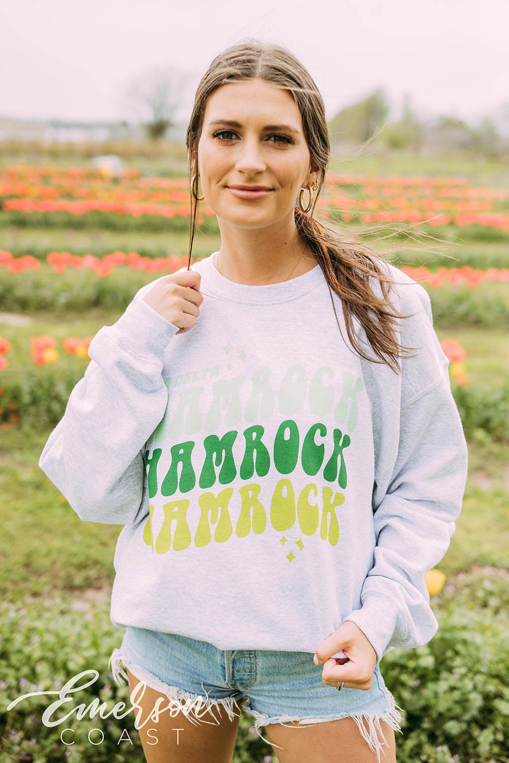 Kappa Delta Shamrock Sweatshirt