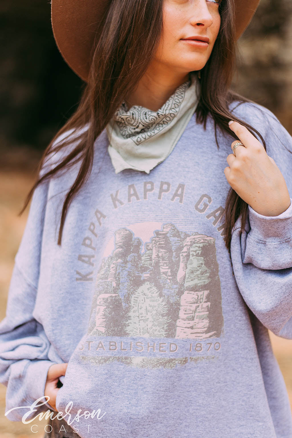 Kappa Kappa Gamma Travel Sweatshirt