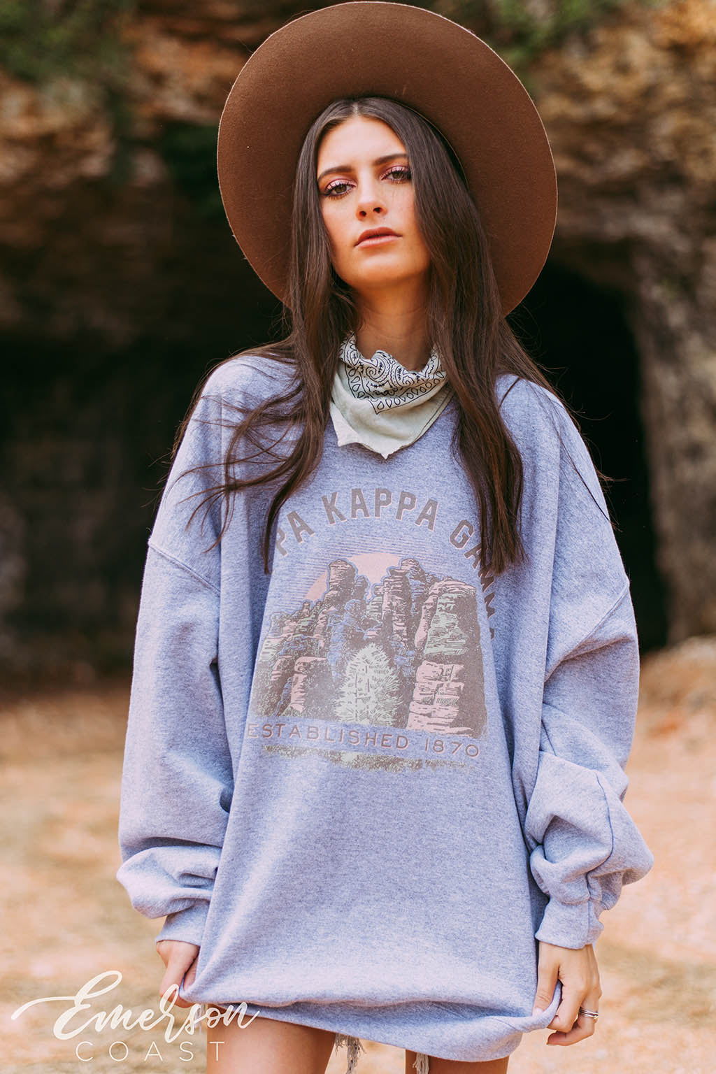Kappa Kappa Gamma Travel Sweatshirt