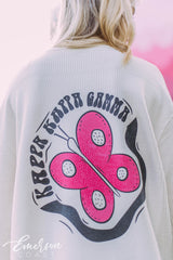 Kappa Butterfly Corduroy Sweatshirt