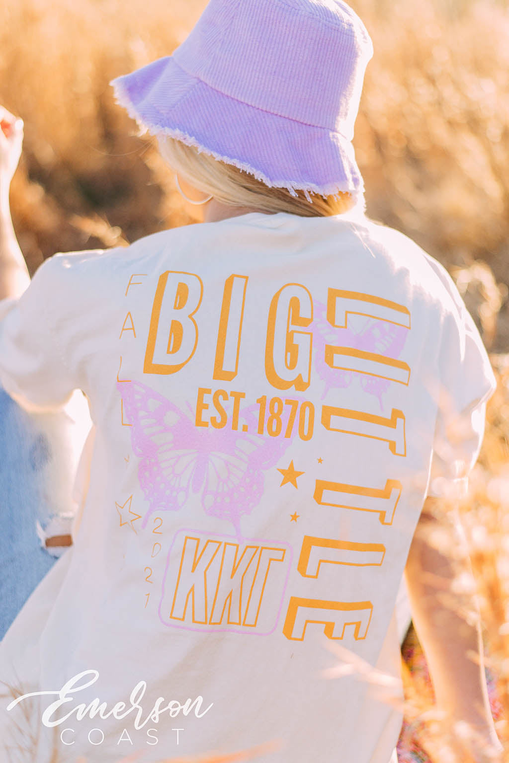 Kappa Kappa Gamma Big Little Reveal Butterfly Tee