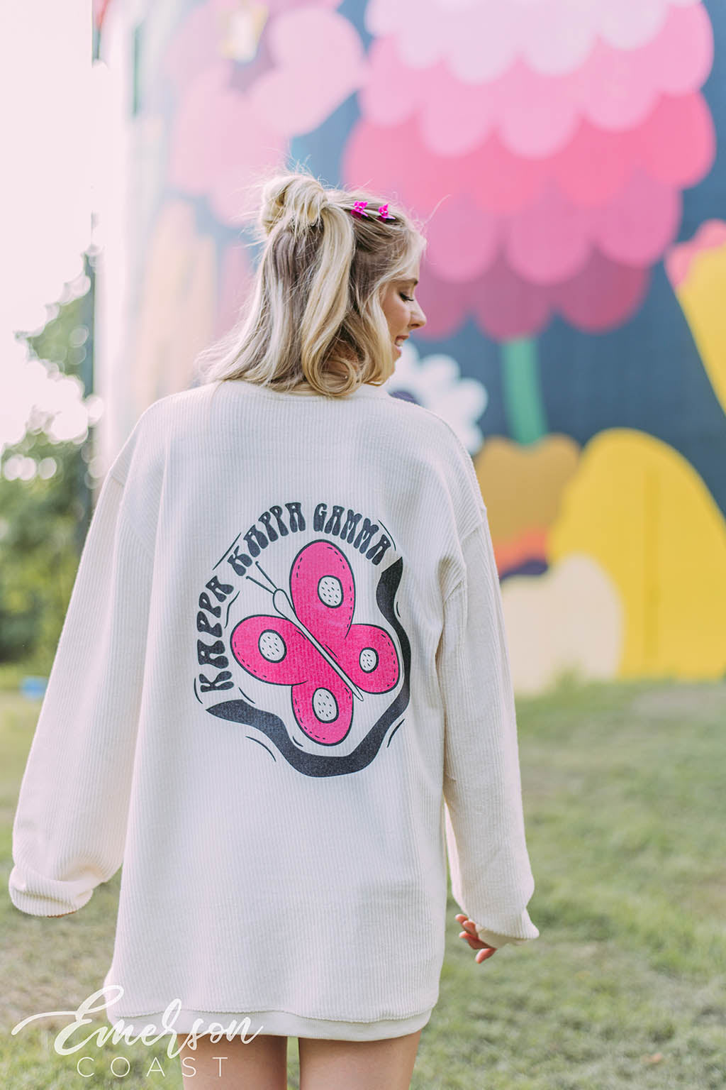 Kappa Butterfly Corduroy Sweatshirt