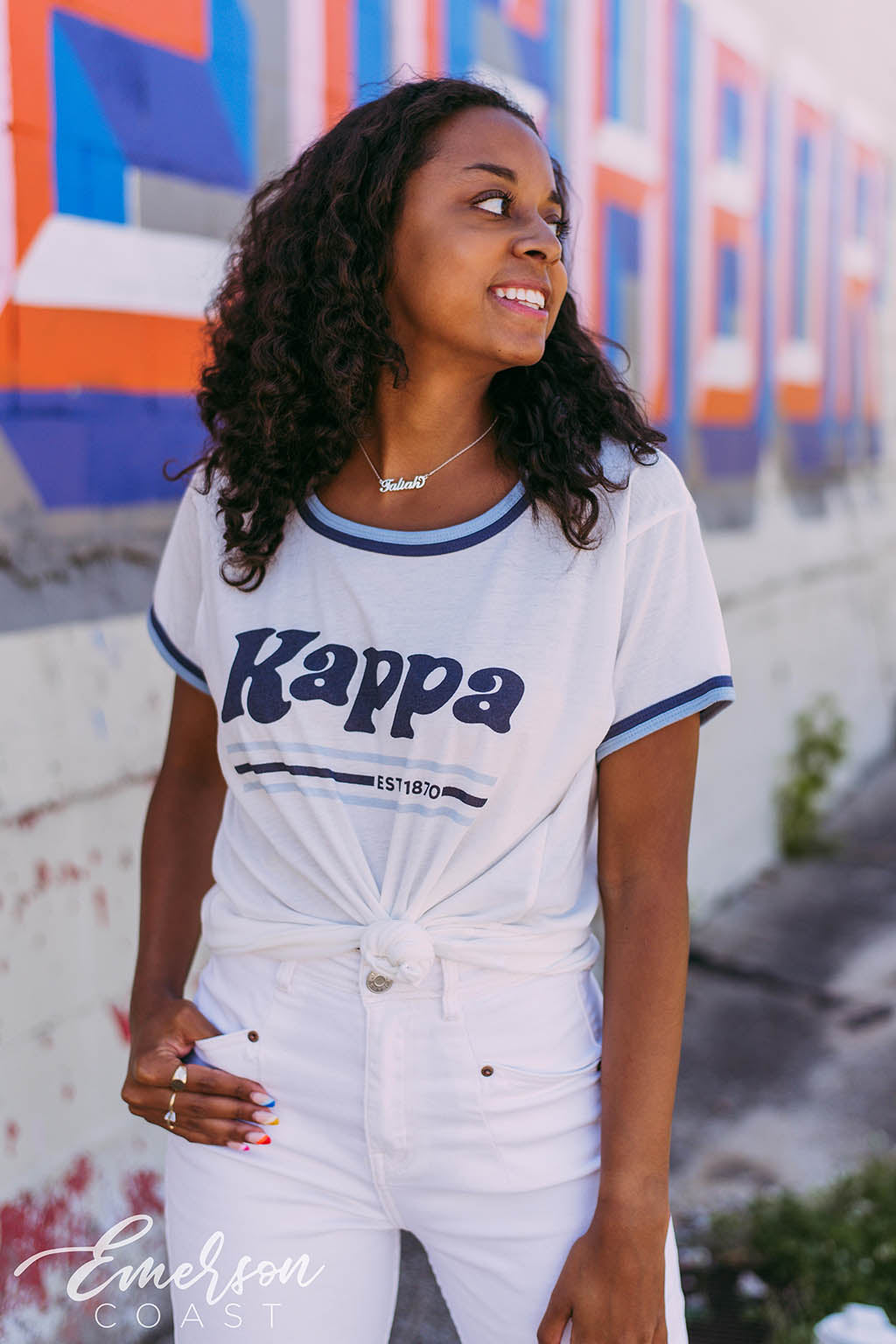 Kappa Retro PR Ringer Tshirt