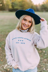 Kappa Kappa Gamma Simple Sand Sweatshirt