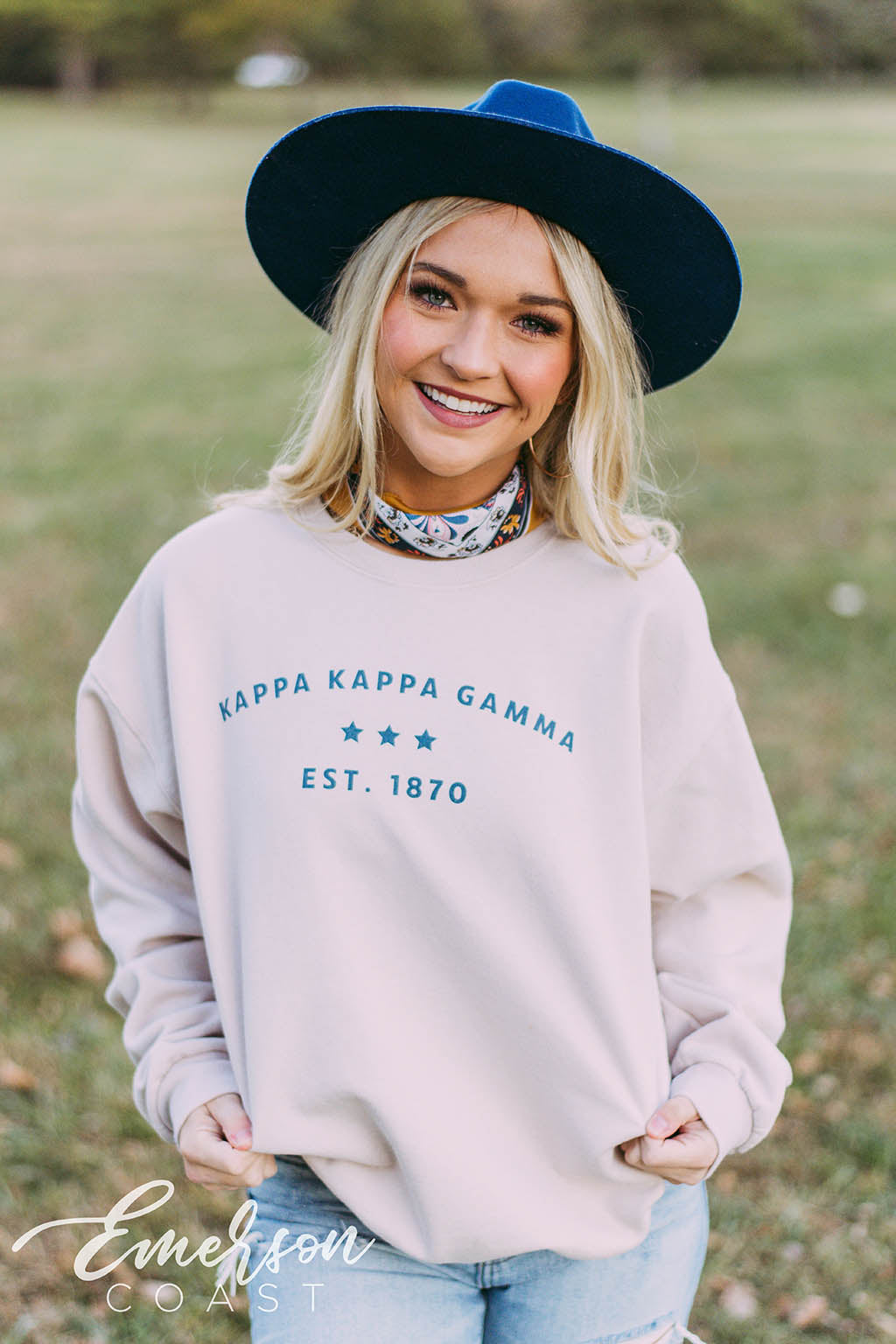 Kappa Kappa Gamma Simple Sand Sweatshirt