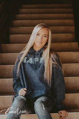 Kappa Kappa Gamma Blue Mineral Wash Hoodie