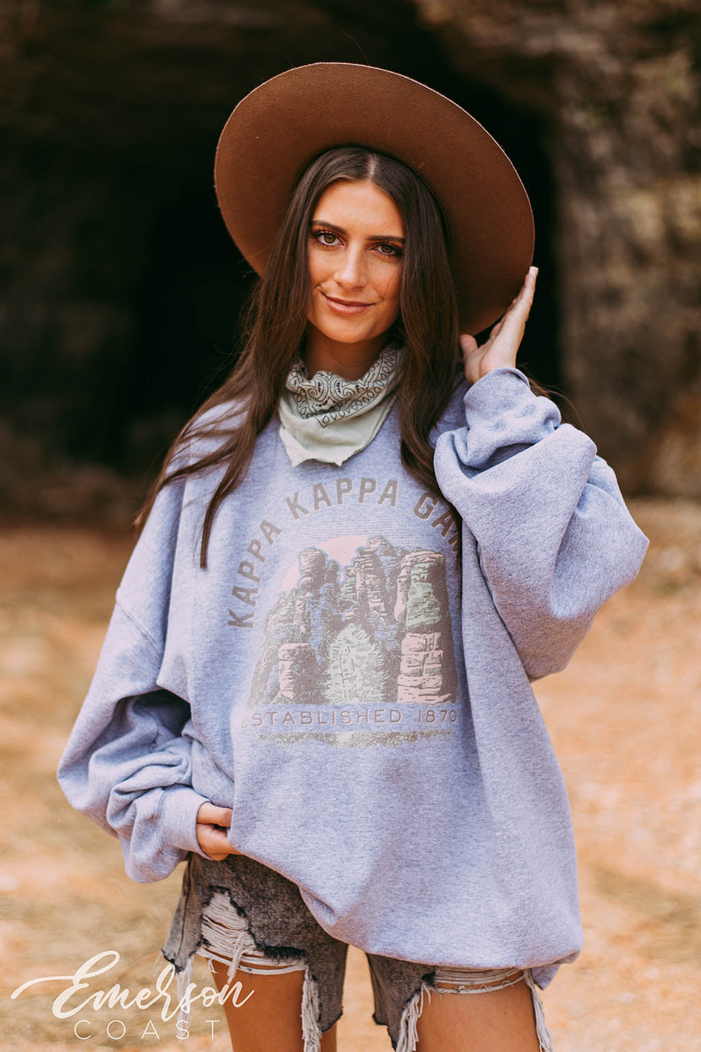 Kappa Kappa Gamma Travel Sweatshirt