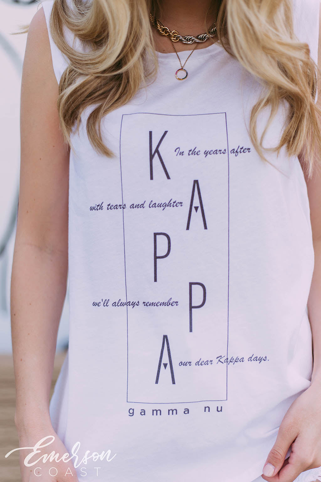 Kappa Kappa Gamma Scrabble PR Tank