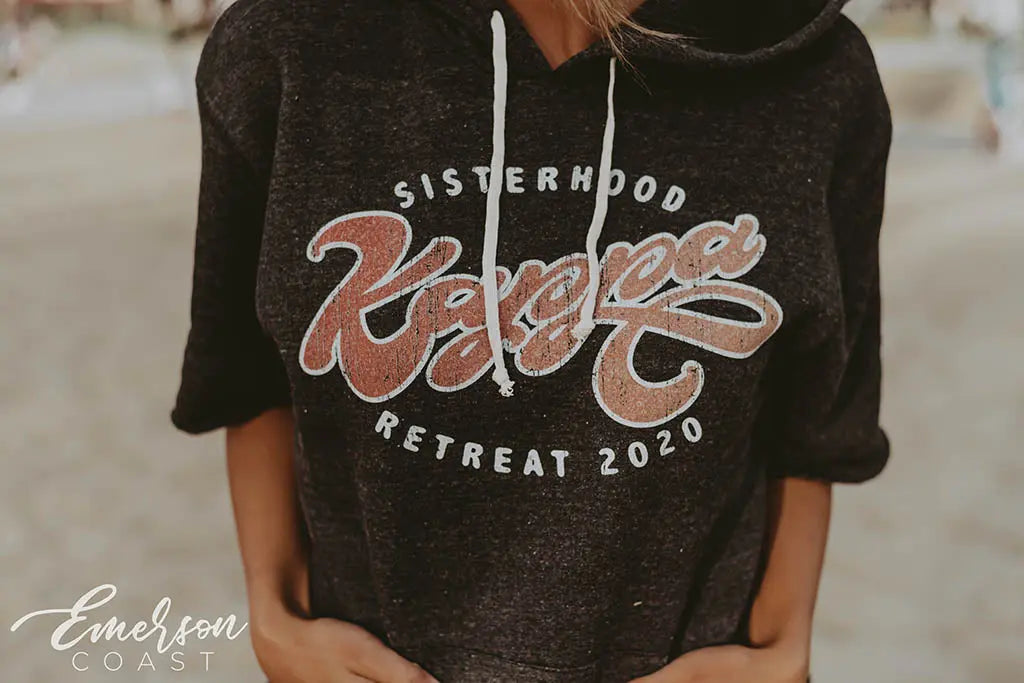 KKG Sisterhood Retreat Short Sleeve Hoodie