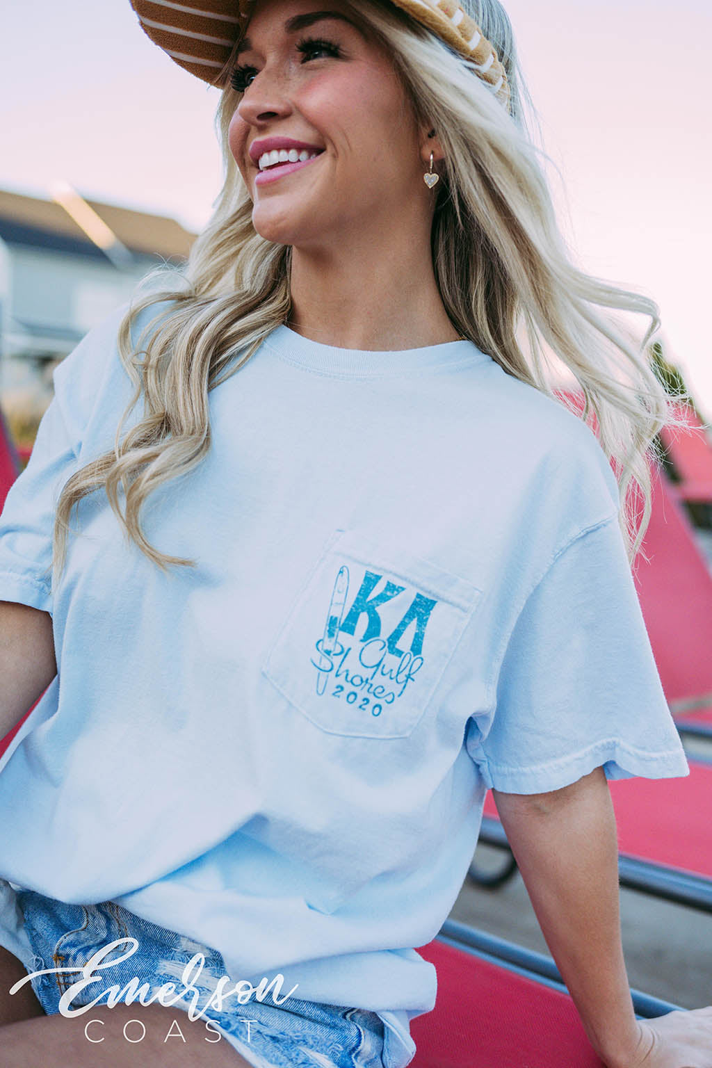 Kappa Delta Gulf Shores Water Skiing Tee
