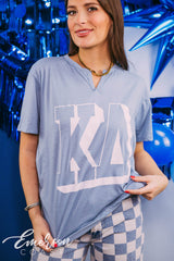 Kappa Delta PR Block Letter Notch Tee