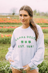 Kappa Delta Shamrocks Crewneck