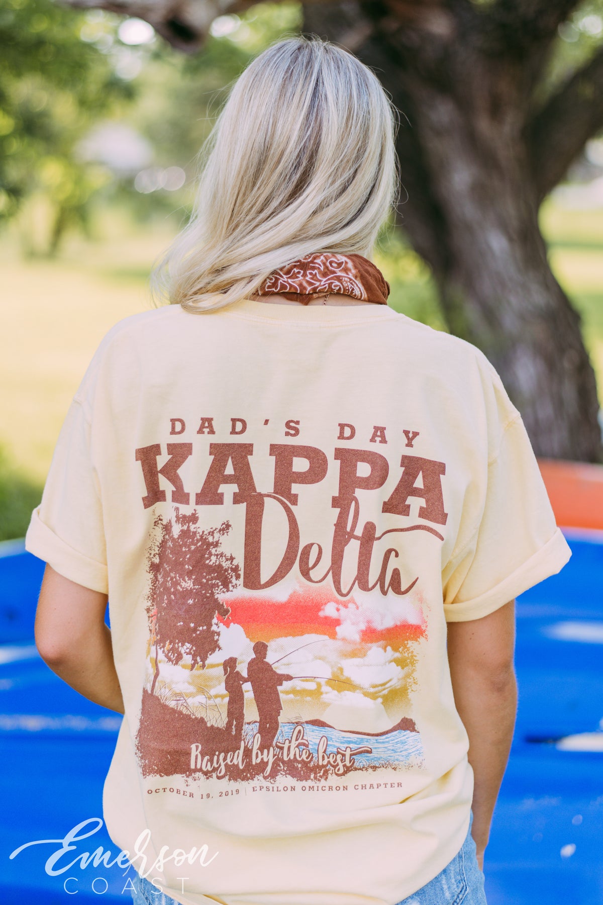 Kappa Delta Dad's Day Raised By The Best Tee