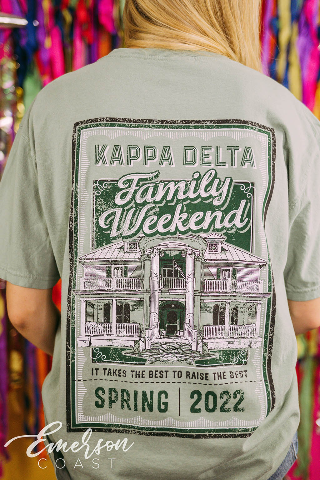 Kappa Delta Family Weekend Green Tee