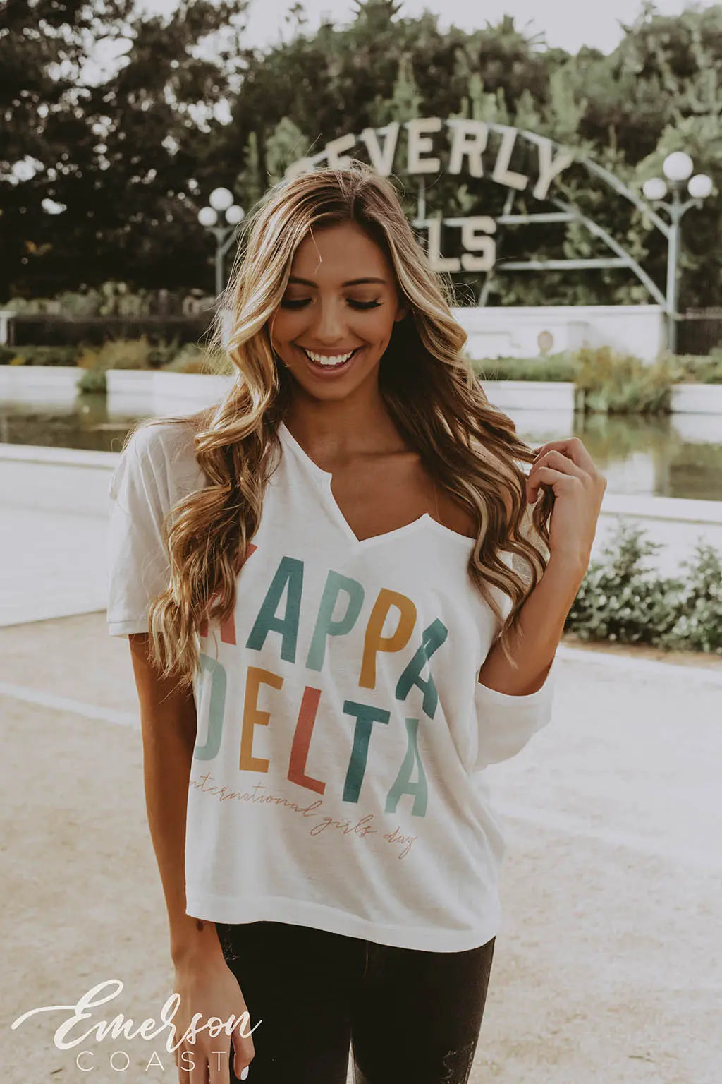 Kappa Delta International Girls Day Notch Tee