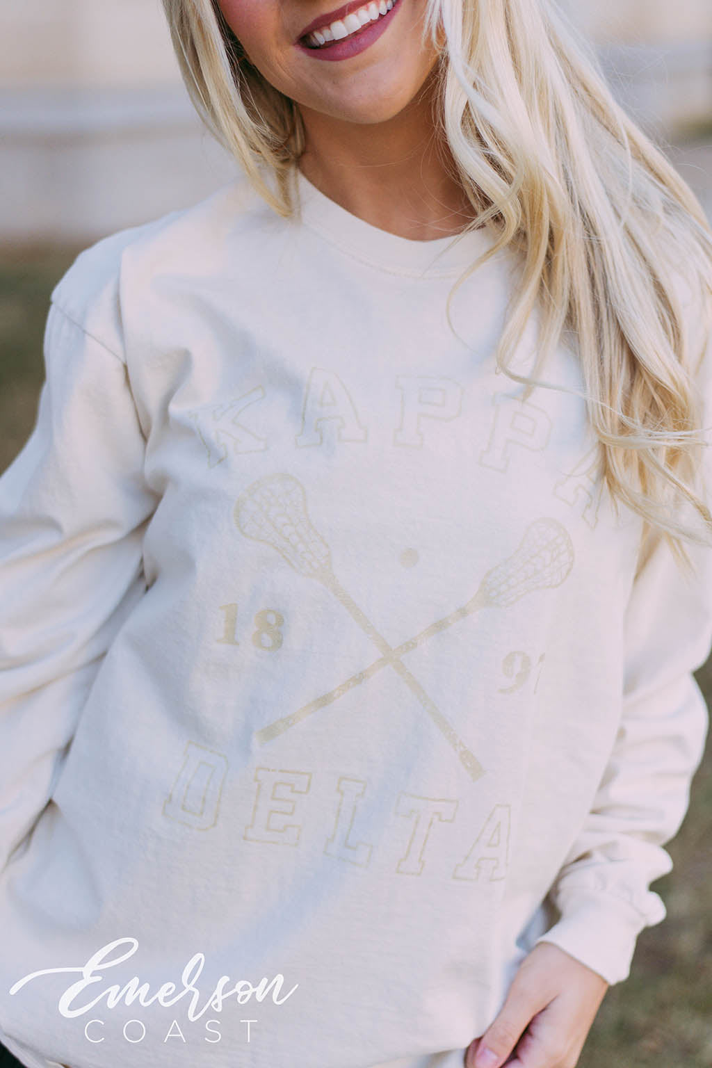 Kappa Delta Vintage Lacrosse Tee