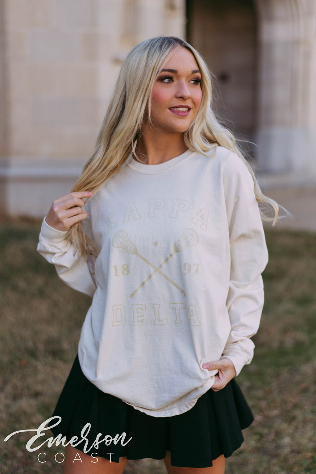 Kappa Delta Vintage Lacrosse Tee