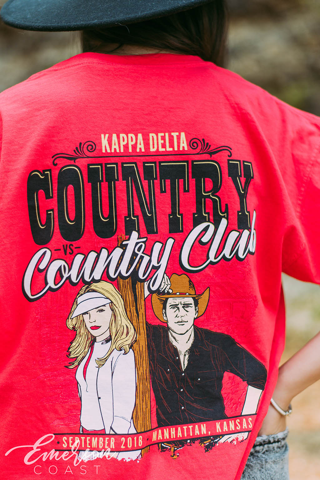 Kappa Delta Country vs. Country Club Function Tee