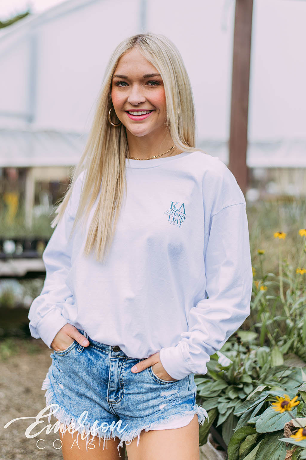 Kappa Delta Watercolor Moms Day Long Sleeve Tee