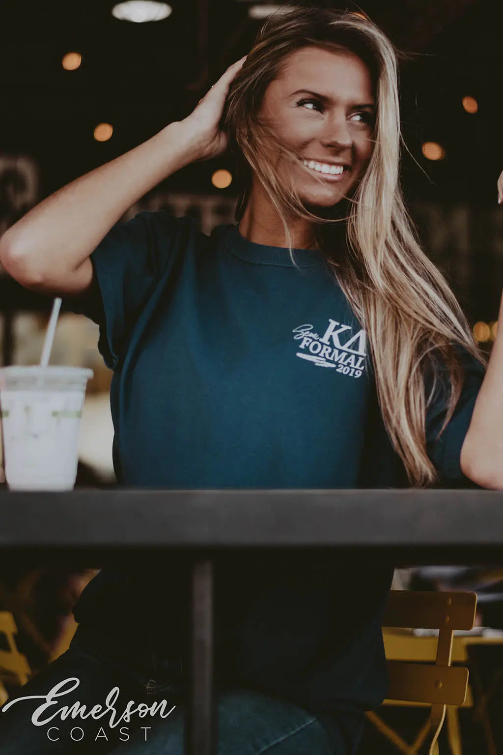 Kappa Delta Semi Formal Navy Tee