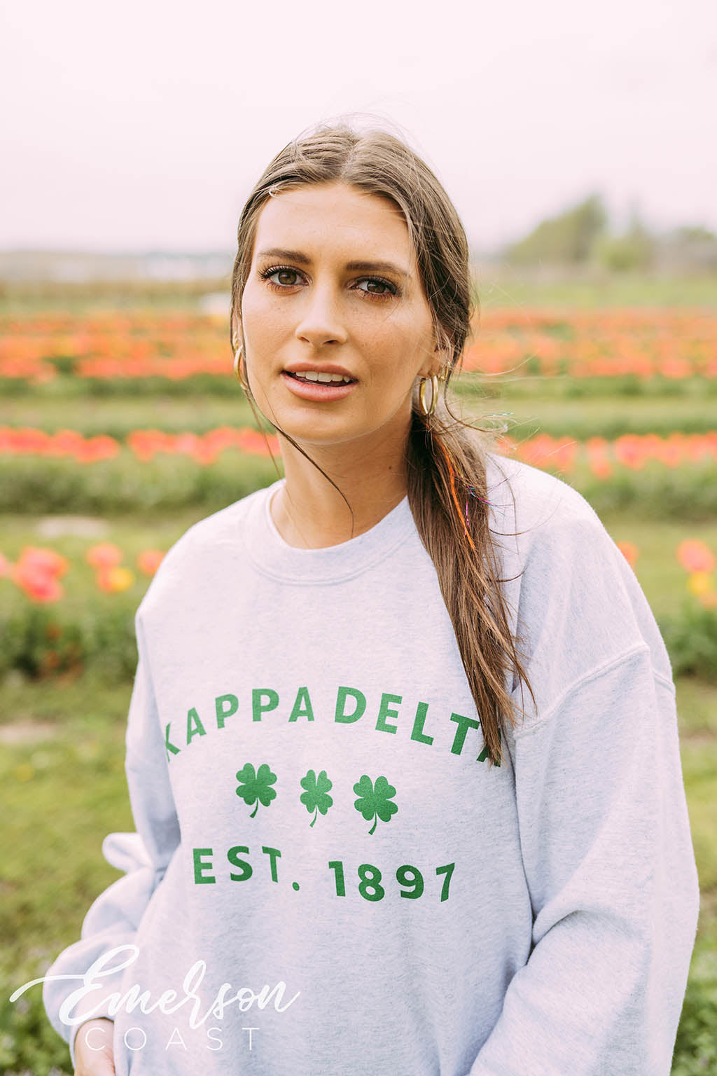 Kappa Delta Shamrocks Crewneck