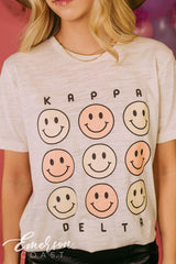 Kappa Delta Smiley Face PR Tee