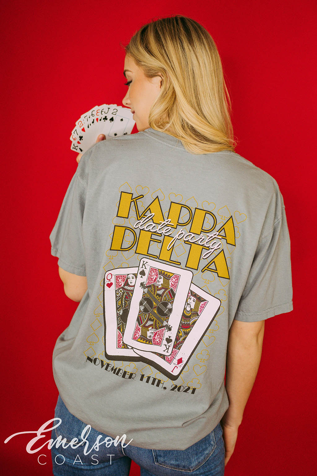Kappa Delta Playing Cards Date Party Tee