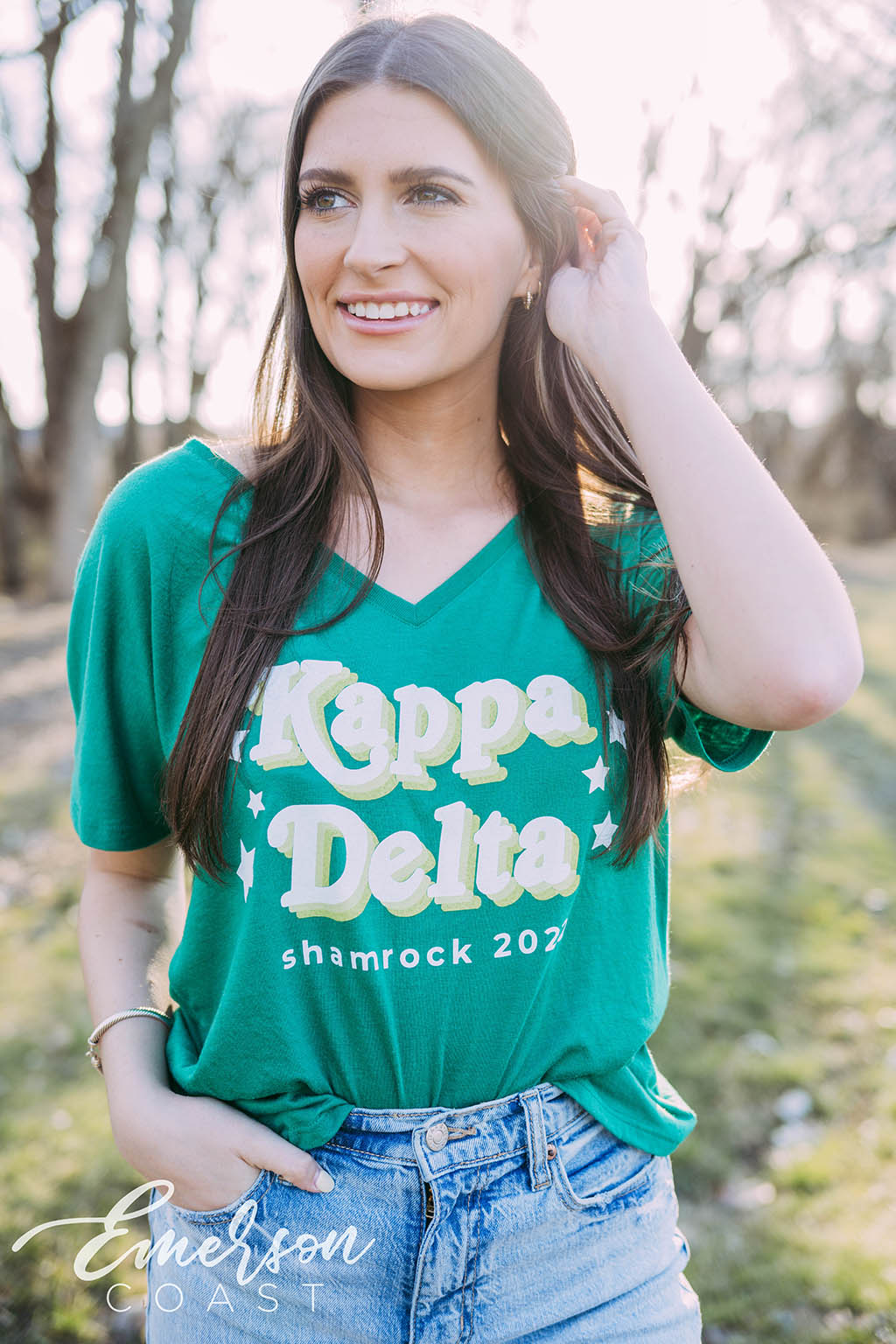 Kappa Delta Spaghetti Dinner Slouchy Vneck