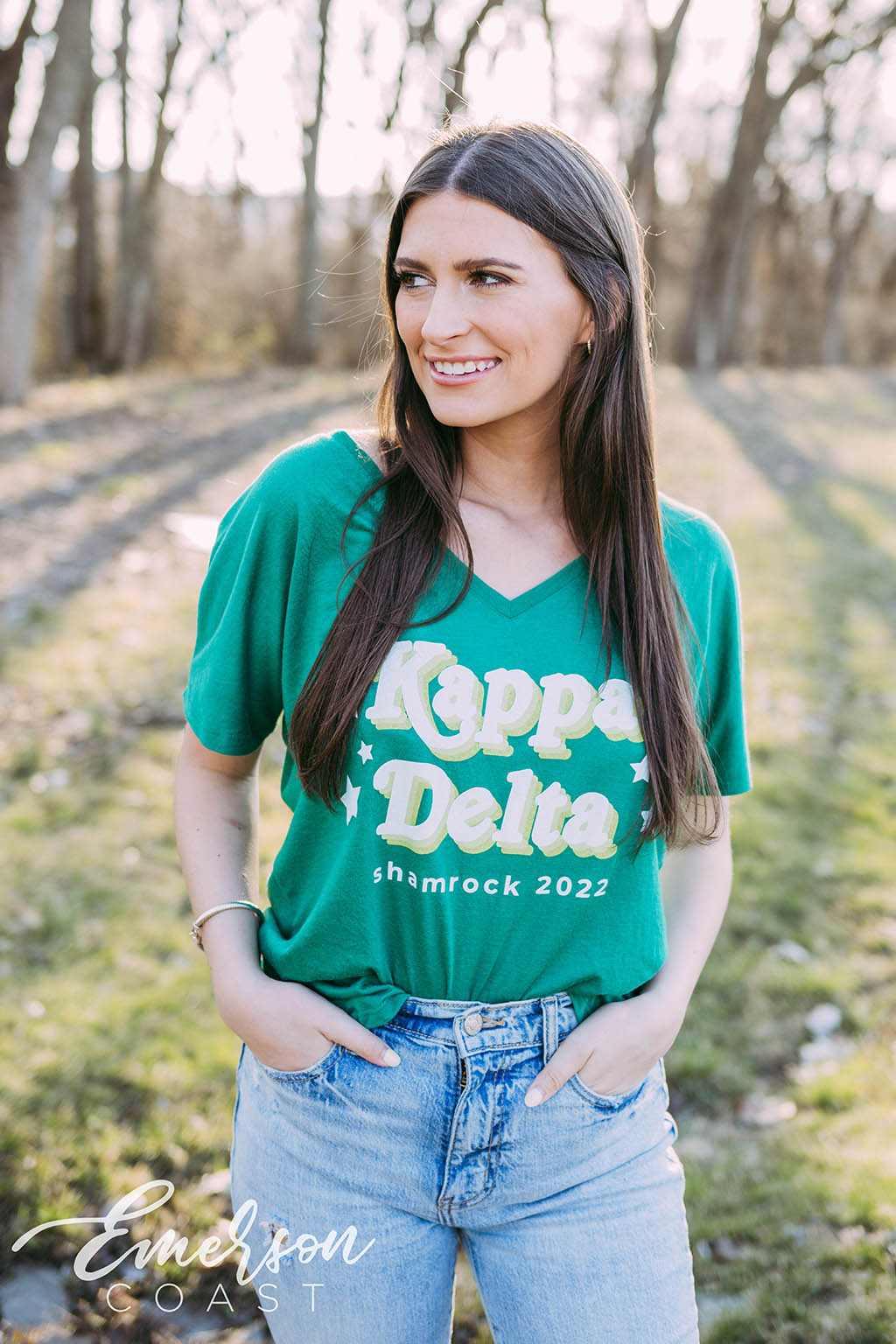 Kappa Delta Spaghetti Dinner Slouchy Vneck