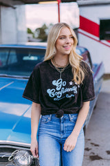 Kappa Delta Go Confidently Mineral Wash Tee