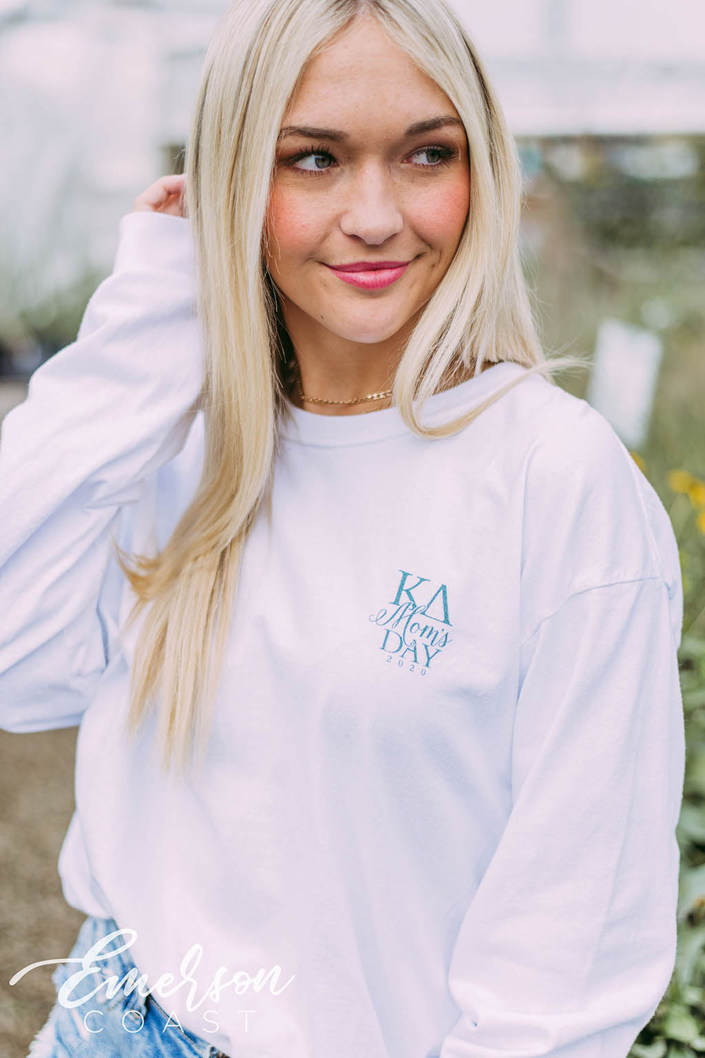 Kappa Delta Watercolor Moms Day Long Sleeve Tee