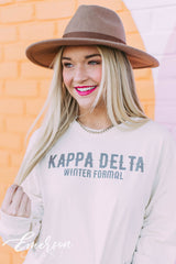 Kappa Delta Winter Formal Long Sleeve Tee