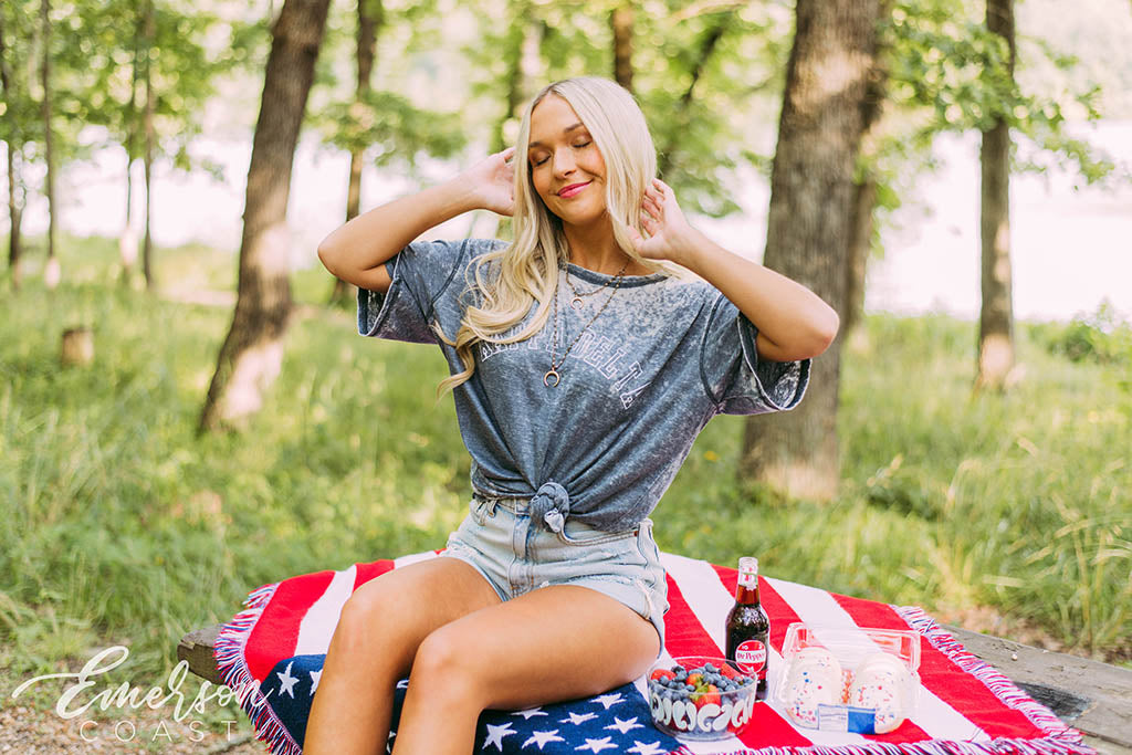 Kappa Delta Grey Acid Wash T-Shirt