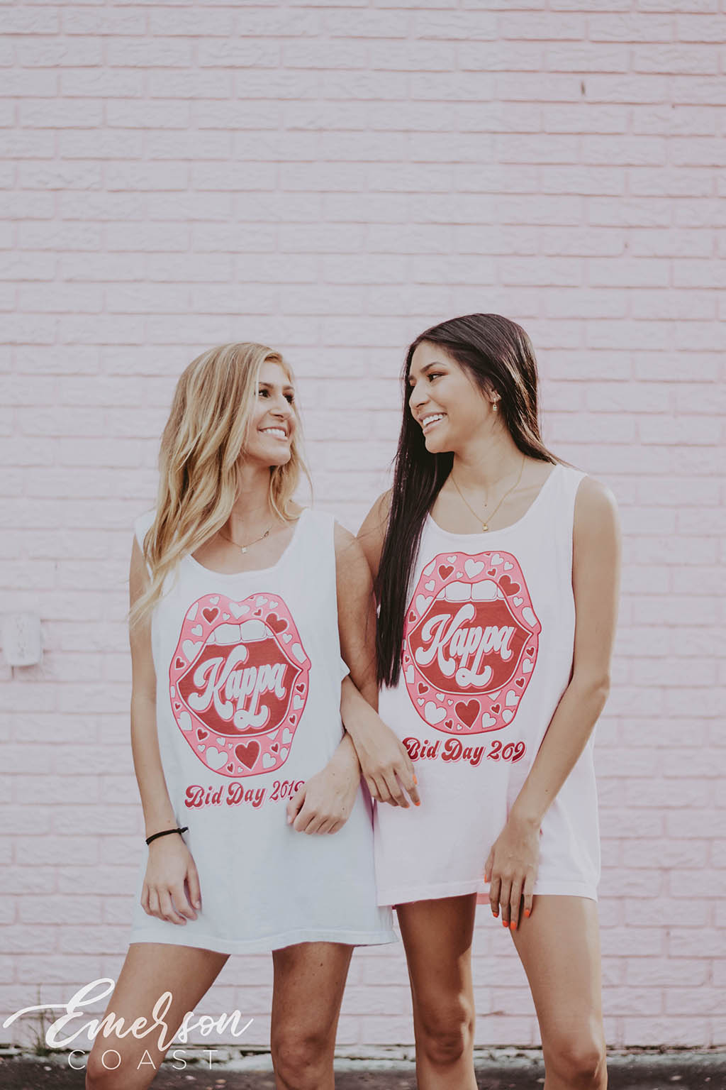 Kappa Kappa Gamma Falling In Love Bid Day Lips Tank